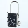 Trolley Max - Einkaufswagen marine/weiss