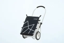 Trolley Max - Einkaufswagen marine/weiss