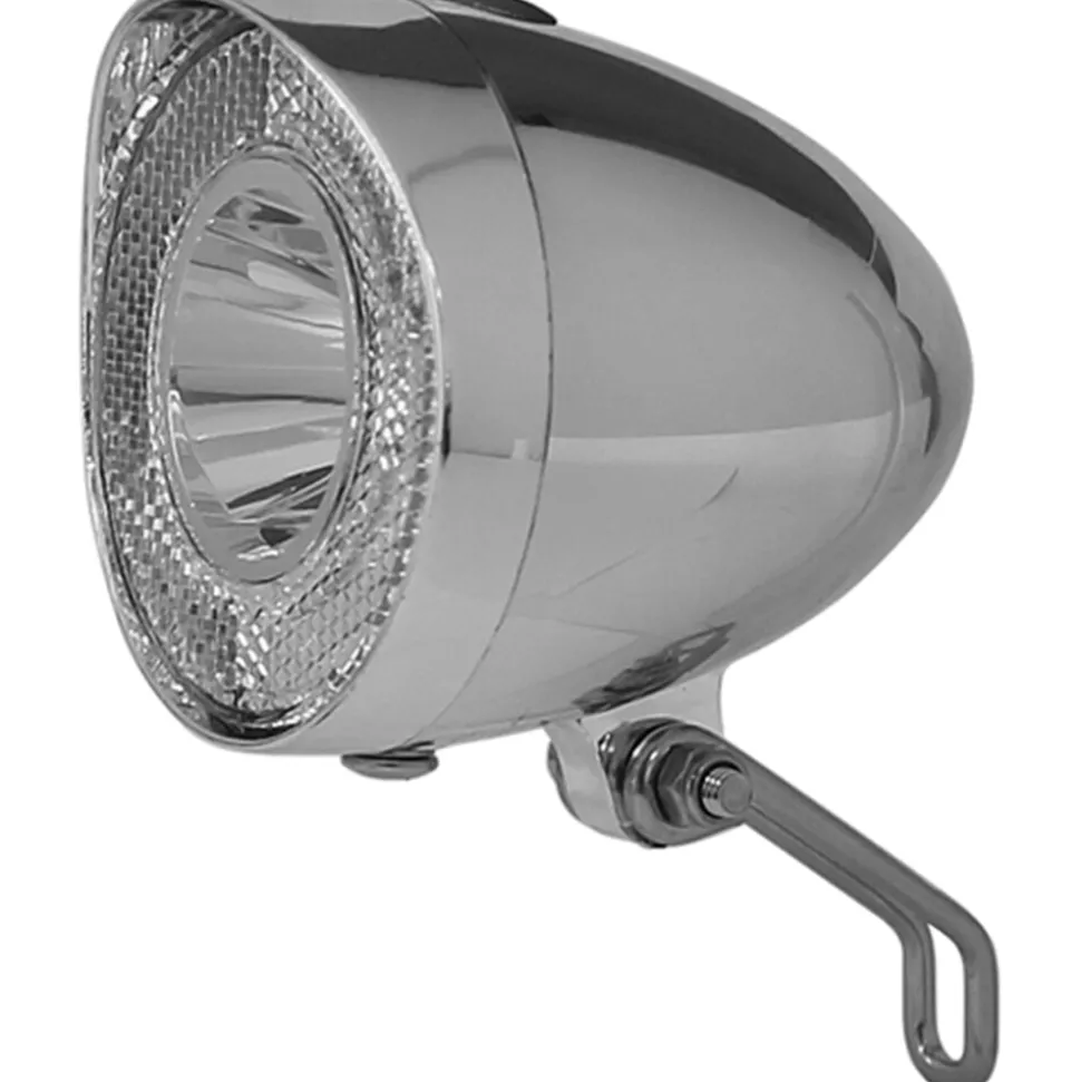 Union UN-4915 Klassik Scheinwerfer Fahrradlicht LED Frontscheinwerfer 20 Lux Fahrradbeleuchtung StVZO Fahrradlampe vorne