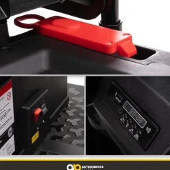 UTV-Kinder-Elektroauto A730 mit 6x4 Vierradantrieb, 2-Sitzer, Kippmulde, Fernbedienung, EVA-Reifen (Grün/Schwarz)