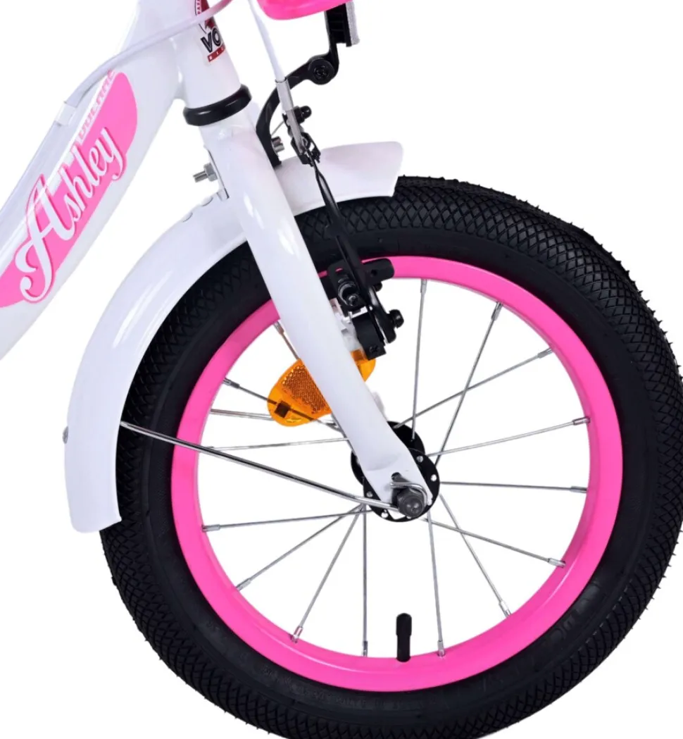 Volare Ashley 14 Zoll Kinderfahrrad Mädchen Jungen 3,5 - 5 Jahre Größe 98 - 110 cm Fahrrad Kinder