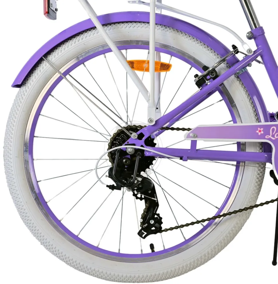 VOLARE Jugendfahrrad Lovely 24 Zoll, lila