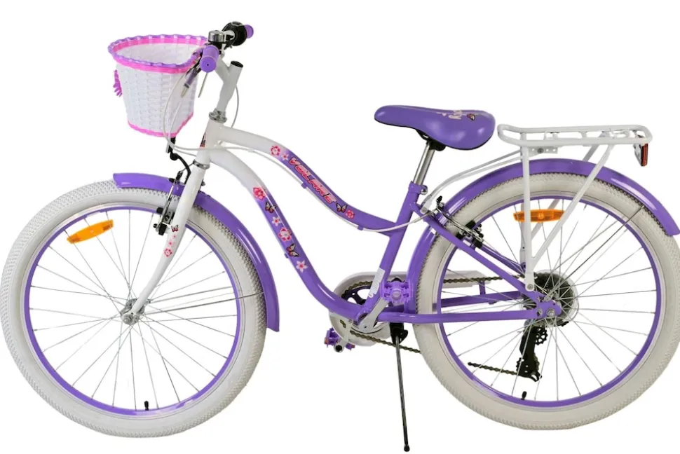 VOLARE Jugendfahrrad Lovely 24 Zoll, lila