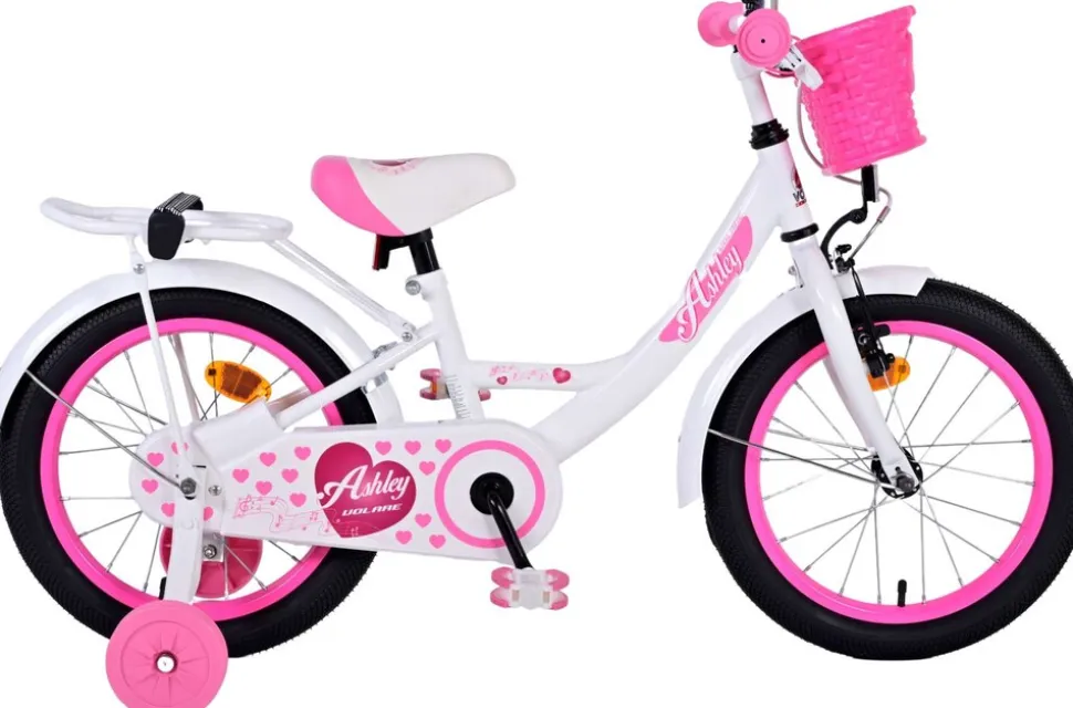 VOLARE Kinderfahrrad Ashley 16 Zoll, weiß