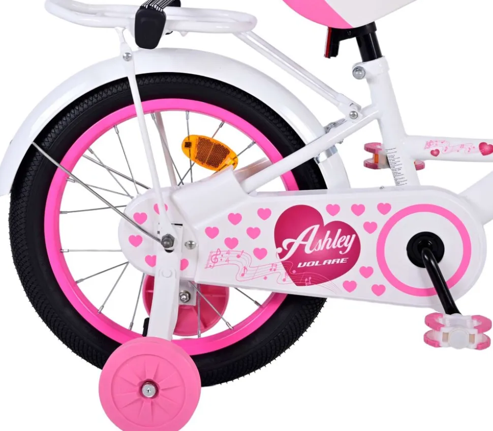 VOLARE Kinderfahrrad Ashley 16 Zoll, weiß