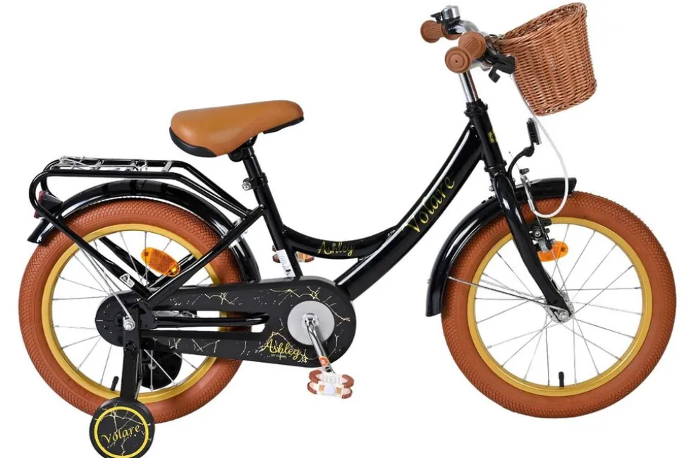 VOLARE Kinderfahrrad Ashley 16 Zoll, schwarz