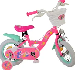 VOLARE Kinderfahrrad Barbie, 12 Zoll, ohne Rücktrittbremse