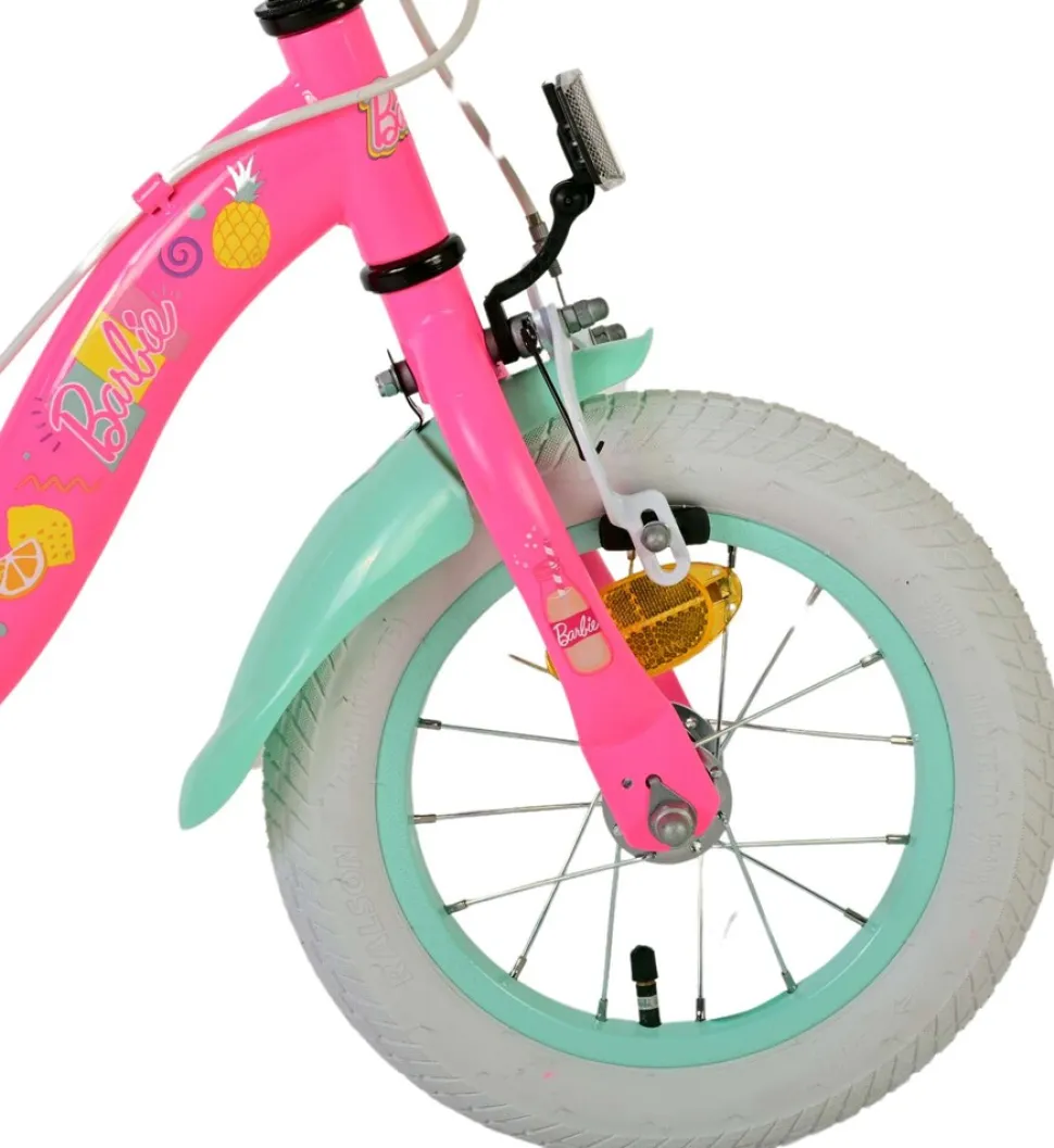 VOLARE Kinderfahrrad Barbie, 12 Zoll, ohne Rücktrittbremse