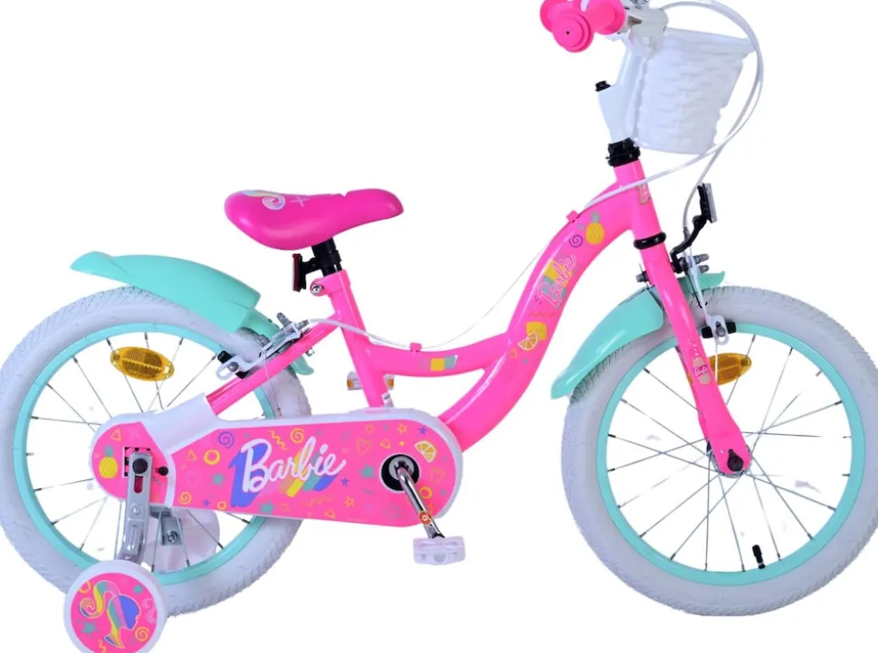 VOLARE Kinderfahrrad Barbie, 16 Zoll, ohne Rücktrittbremse
