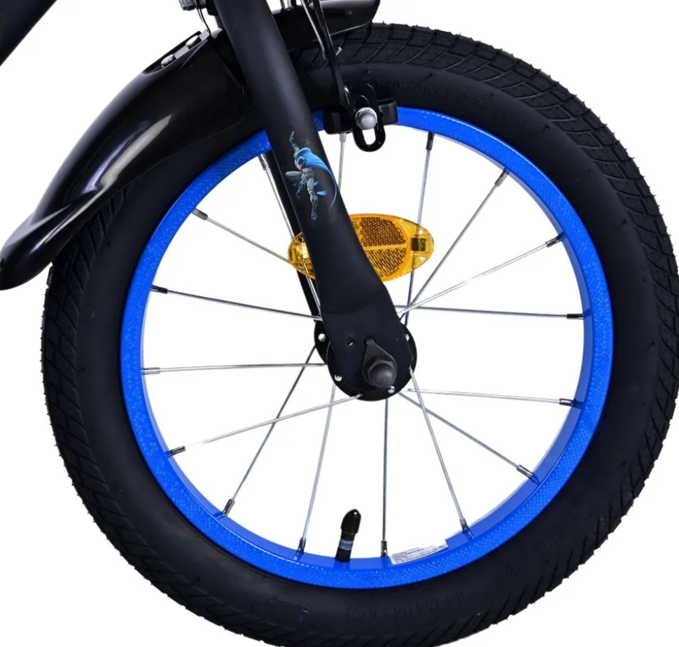 VOLARE Kinderfahrrad Batman 14 Zoll, ohne Rücktrittbremse