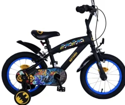 VOLARE Kinderfahrrad Batman 14 Zoll, ohne Rücktrittbremse