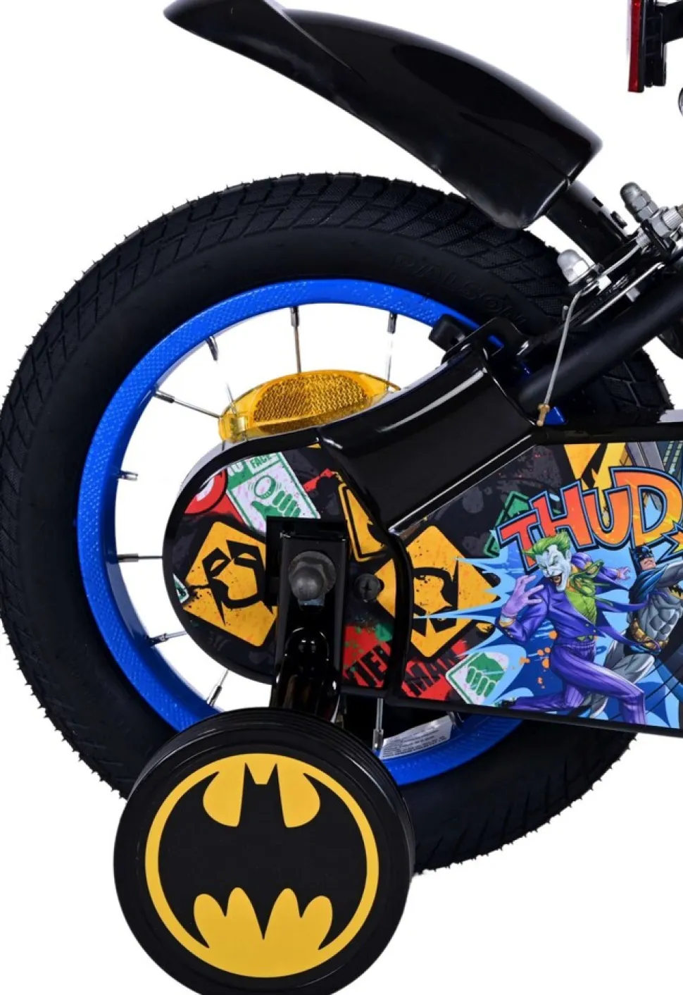 VOLARE Kinderfahrrad Batman 12 Zoll, ohne Rücktrittbremse