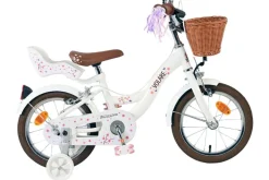 VOLARE Kinderfahrrad Blossom 14 Zoll ohne Rücktrittbremse, weiß