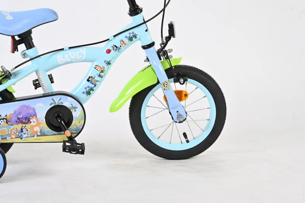 VOLARE Kinderfahrrad Bluey 12 Zoll ohne Rücktrittbremse