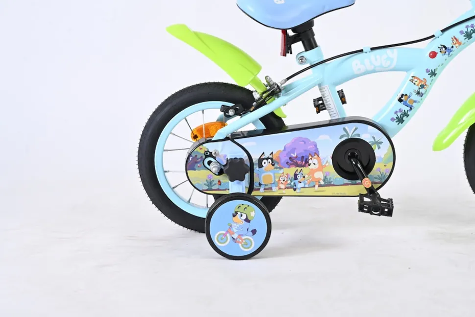 VOLARE Kinderfahrrad Bluey 12 Zoll ohne Rücktrittbremse