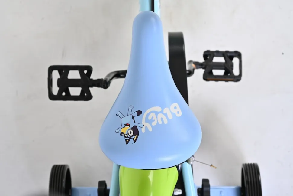 VOLARE Kinderfahrrad Bluey 12 Zoll ohne Rücktrittbremse