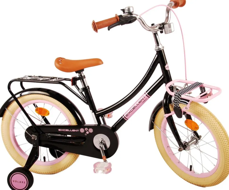 VOLARE Kinderfahrrad Excellent 16 Zoll, schwarz