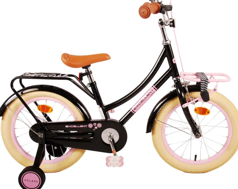 VOLARE Kinderfahrrad Excellent 16 Zoll, schwarz