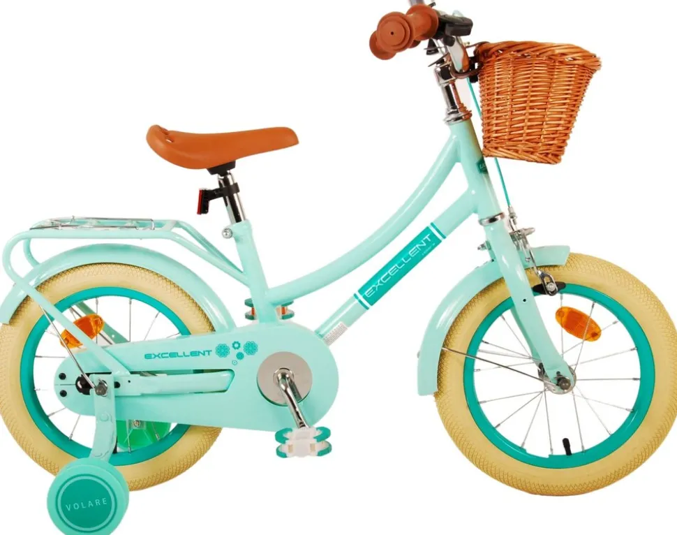 VOLARE Kinderfahrrad Excellent, 14 Zoll, grün