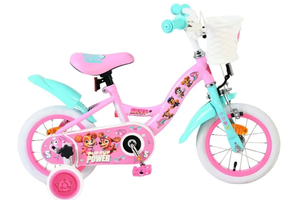 VOLARE Kinderfahrrad Paw Patrol 12 Zoll, rosa
