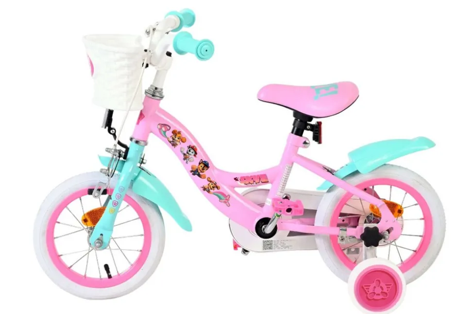 VOLARE Kinderfahrrad Paw Patrol 12 Zoll, rosa