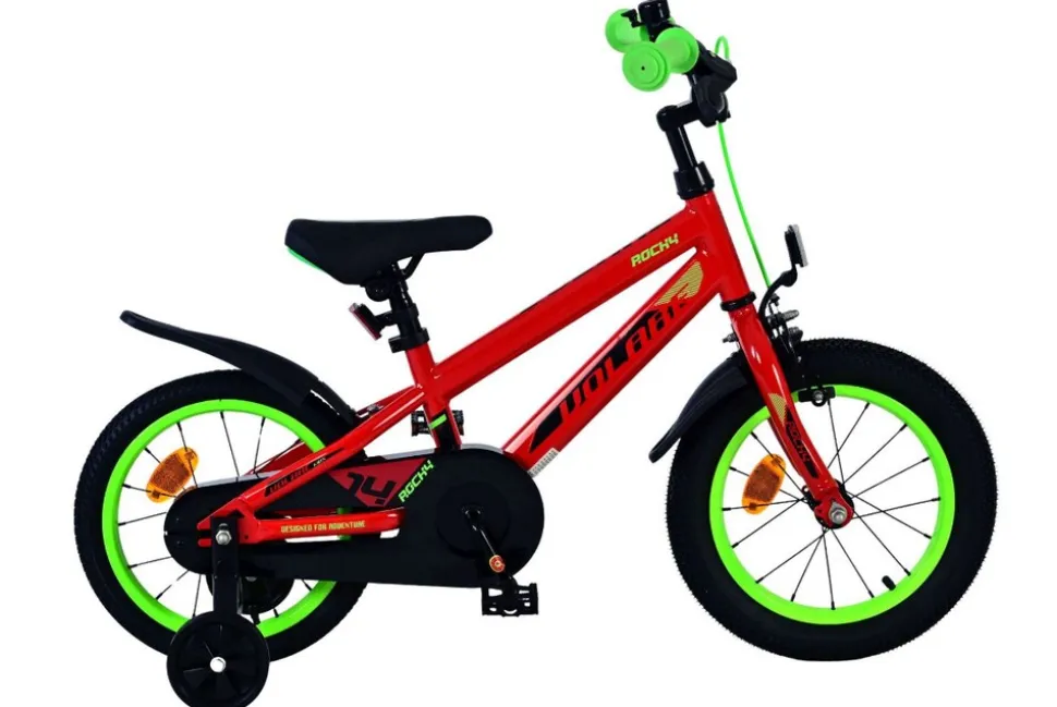 VOLARE Kinderfahrrad Rocky 14 Zoll, rot