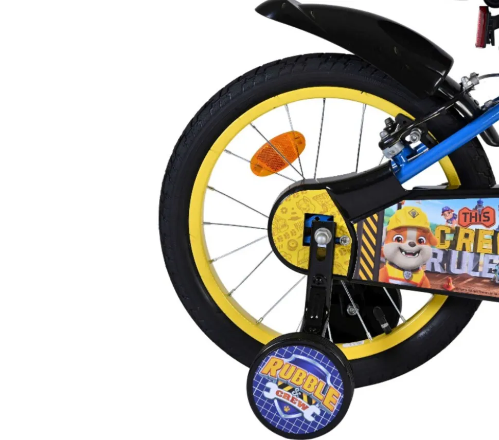 VOLARE Kinderfahrrad Rubble & Crew 16 Zoll, ohne Rücktrittbremse