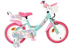 VOLARE Kinderfahrrad Unicorn 14 Zoll, grün