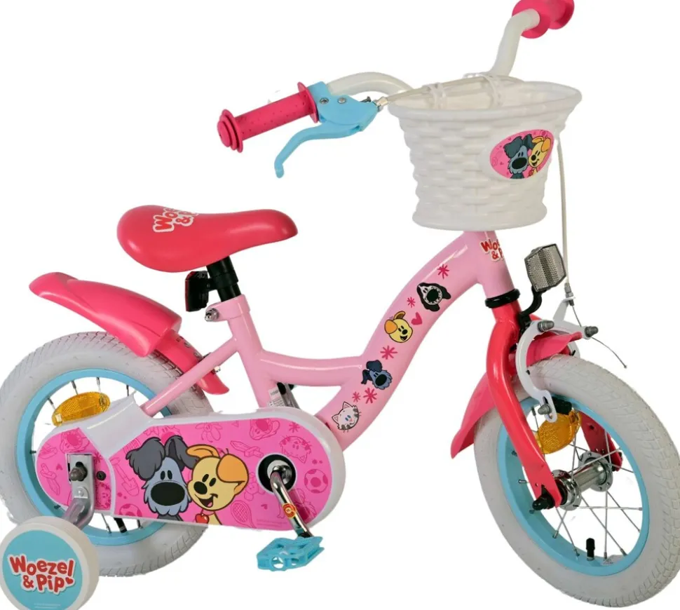 VOLARE Kinderfahrrad Woezel & Pip 12 Zoll