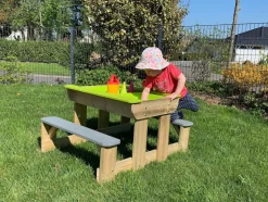 Wendi Toys Sand Wasser Picknick Tisch inkl. Bänken Wannen