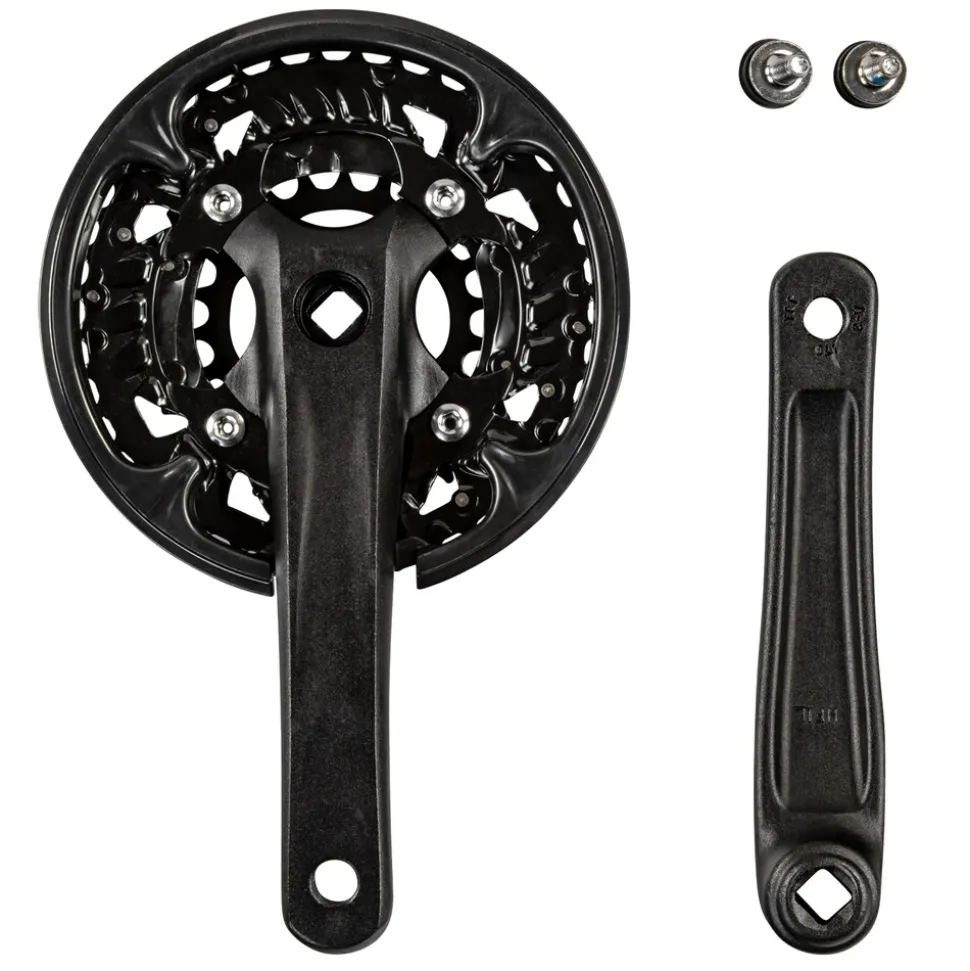 Wheeltop TCXC2E-HF1 Z802 / Z810 / X700 Kurbel 3-fach 40-30-22 Zähne 170 mm Vierkant Kurbelgarnitur Tretkurbel Fahrradkurbel Kettenradgarnitur Trekking Bike