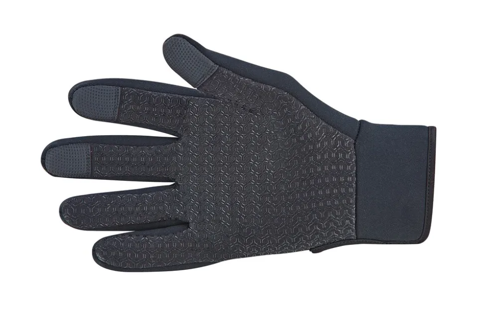 Winter Fahrradhandschuhe, wasserabweisendes und winddichtes Material, Relfektionselemente, Fleecefütterung, Größe: L/XL, Farbe: schwarz