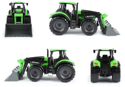 WORXX Traktor Deutz-Fahr Agrotron 7250 TTV mit Anhänger, Schaukarton