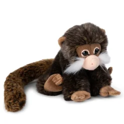 WWF - Plüschtier - Bartäffchen [Saguinus] (18cm) lebensecht Kuscheltier Stofftier Plüschfigur