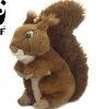 WWF - Plüschtier - Eichhörnchen (23cm, sitzend) lebensecht Kuscheltier Stofftier