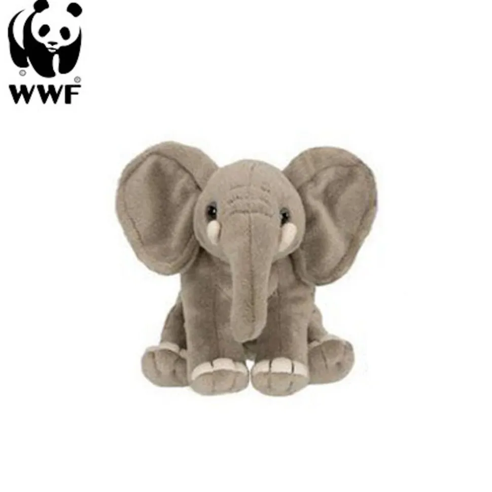 WWF Plüschtier Elefant (14cm) lebensecht Kuscheltier Stofftier Elephant