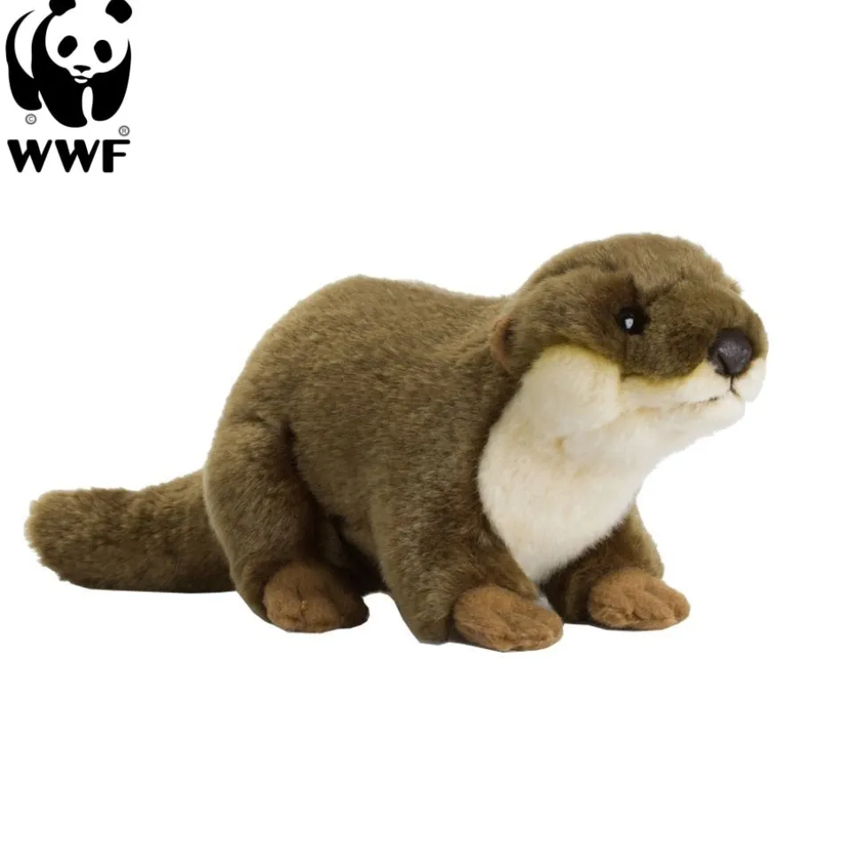 WWF Plüschtier Europäischer Fischotter (20cm) lebensecht Kuscheltier Stofftier