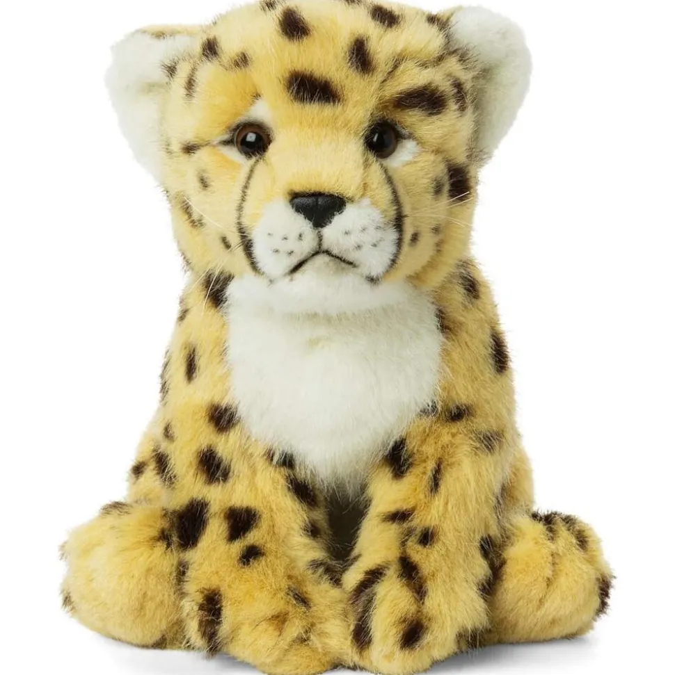 WWF - Plüschtier - Gepard (sitzend, 23cm) lebensecht Kuscheltier Stofftier Raubtier Raubkatze