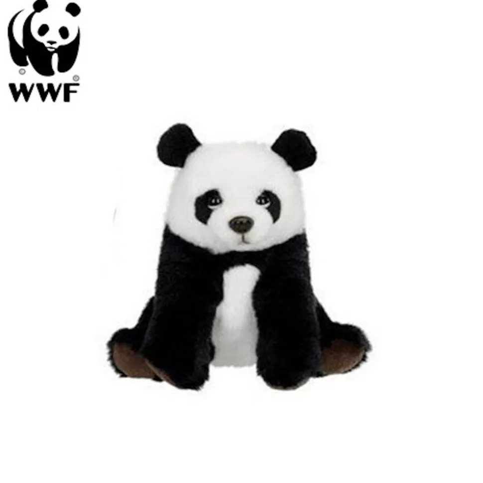 WWF Plüschtier Panda (14cm) lebensecht Kuscheltier Stofftier Pandabär Bär