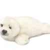 WWF Plüschtier Robbe (weiß, 24cm) lebensecht Kuscheltier Stofftier Seal