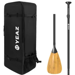 YEAZ Rucksack & Carbon-Bambus Paddel KIT BAMBOO