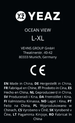 YEAZ Schnorchelmaske Gr. L-XL OCEAN VIEW