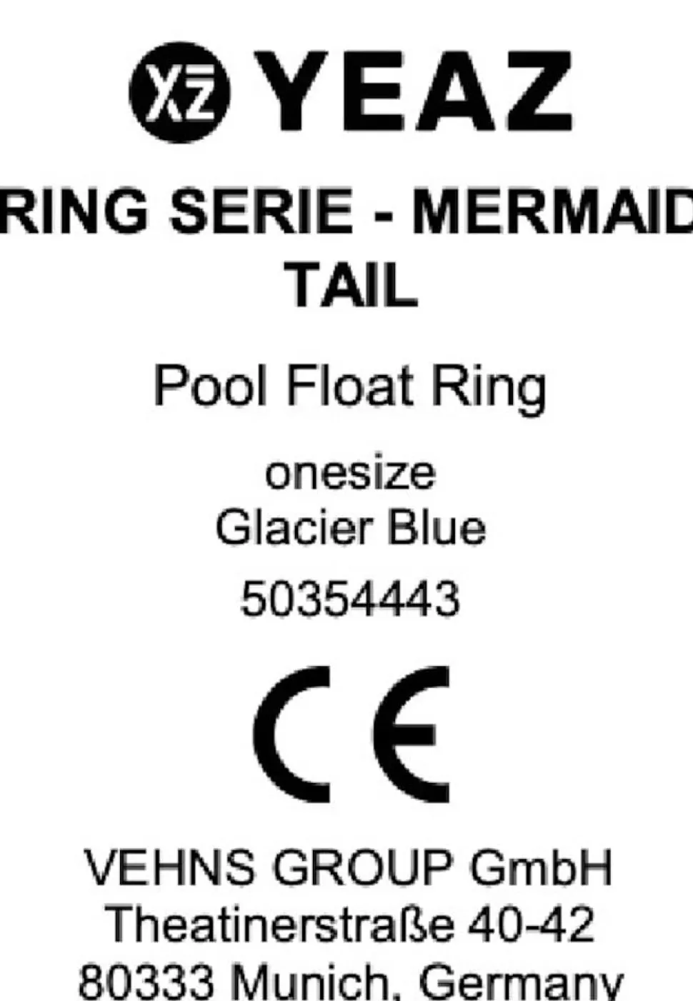 YEAZ Schwimmring RING SERIE - MERMAID TAIL