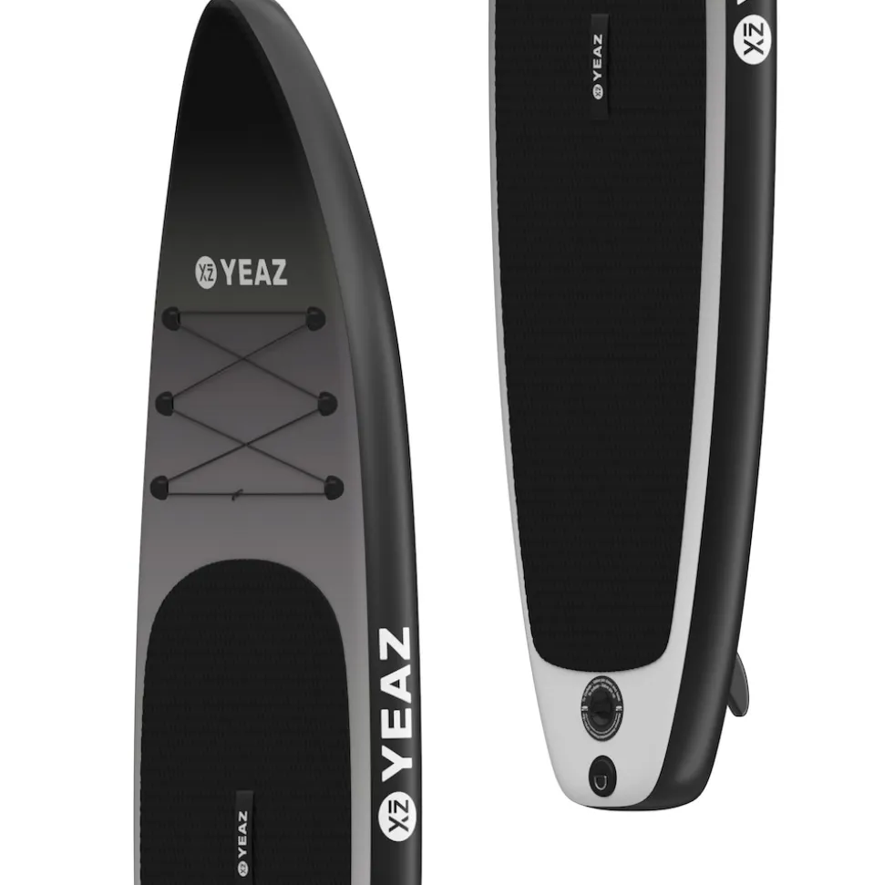 YEAZ SUP Board und Kit BLACK SANDS BEACH - EXOTRACE - SET