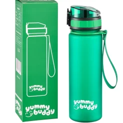 yummy buddy Kinder Trinkflasche 500ml Klick-Verschluss BPA-Frei Grün