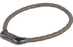 Zahlen-Panzerkabelschloss, 5-Zahlen-Kombination, LED-beleuchtete Zahlenwalze, frei kodierbar, Länge: 100 cm