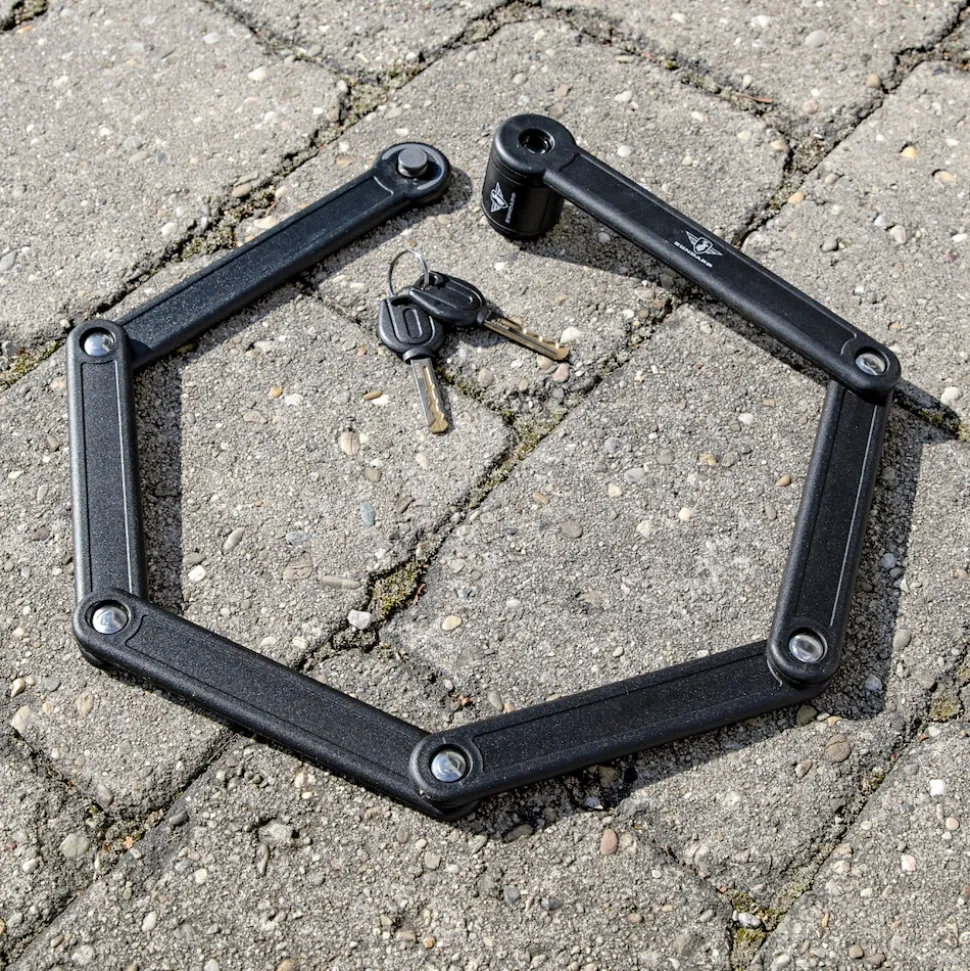Zündapp Fahrradschloss Faltschloss Rahmenschlösser Fahrrad E Bike Schloss 85 cm diebstahlsicher
