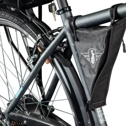 Zündapp Fahrradtasche für den Fahrrad Rahmen Tasche Oberrohrtasche Rahmentasche Radtaschen mit Klett und Reißverschluss