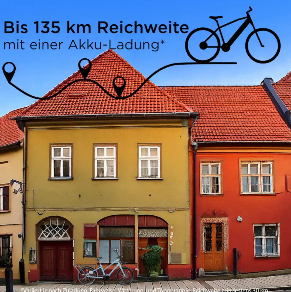 Zündapp Longtail M400 E Bike Lastenrad bis 180 kg 24 Zoll Elektrofahrrad 160-195 cm Mittelmotor Cargo Elektro Fahrrad 7 Gänge Pedelec