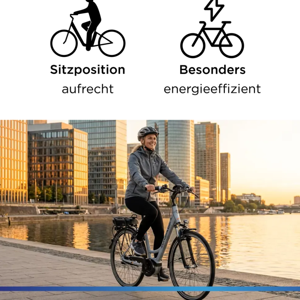 Zündapp X200 E Bike Damenfahrrad 155 - 180 cm Stadtrad Pedelec 7 Gang Shimano Schaltung Cityrad mit Bosch Mittelmotor Hollandrad
